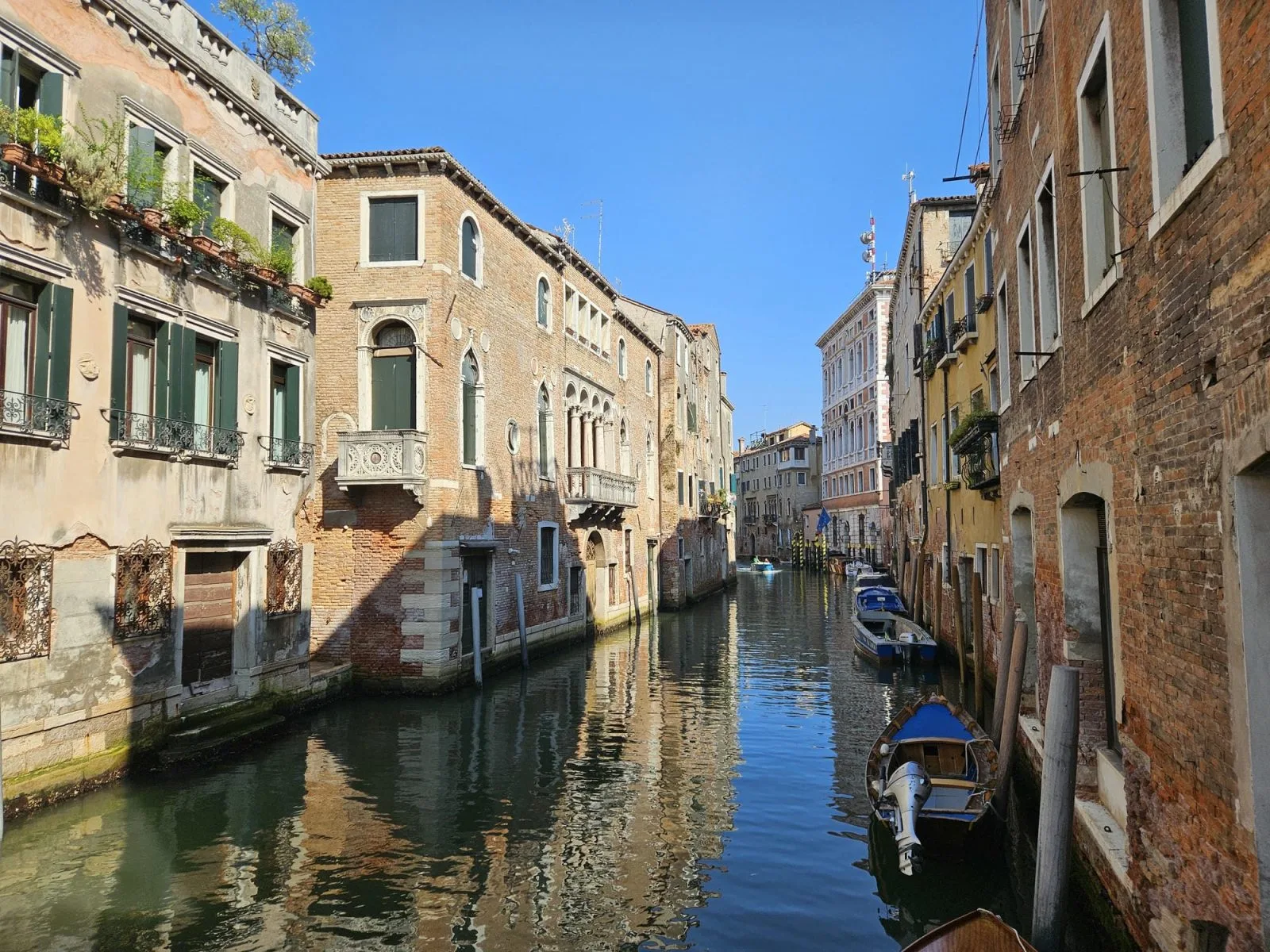 A quiet canal in Venice